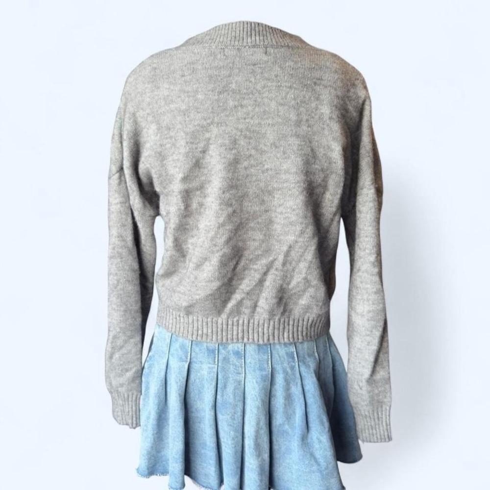 Witty Fox embroidered knit cardigan + cami set - Picture 3 of 8